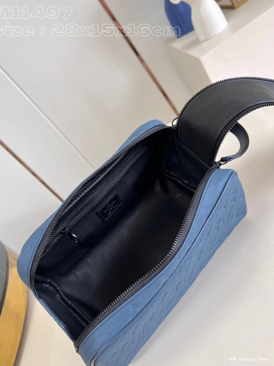 Aaa replica ru VUITTON LOUIS KIT LOCKER DOPP bag-23*13*12CM 0724